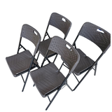 Silla Plegable Reforzada para Eventos - Paquete 4 Piezas