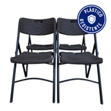 Silla Plegable Reforzada para Eventos - Paquete 4 Piezas