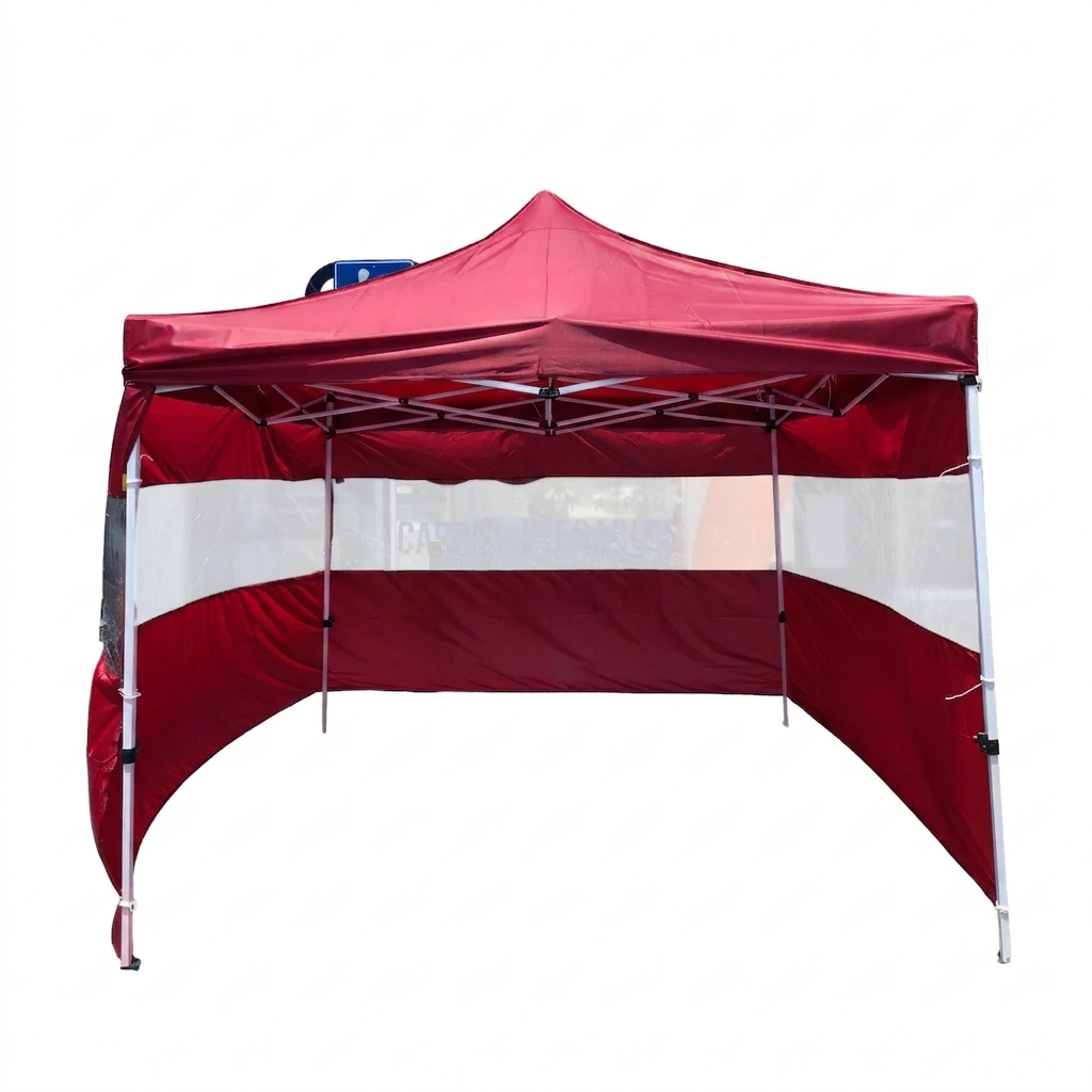 Toldo Americano Automatico Reforzado Con Paredes 3x3