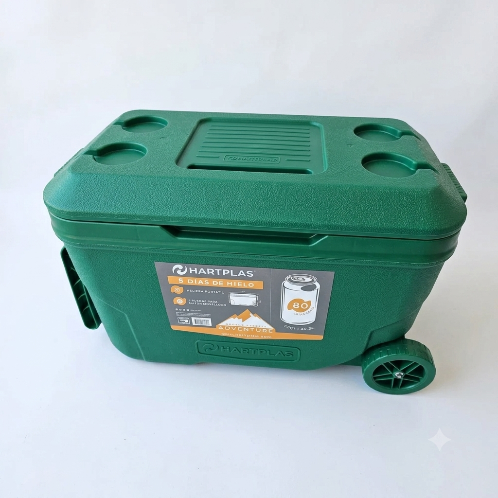 Hielera Adventure Reforzada 52 qts 49.2 litros
